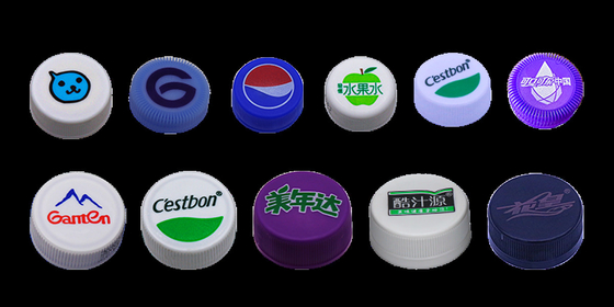 플라스틱 캡 인쇄 기계 고 정확성 및 낮은 유지보수 28-38mm