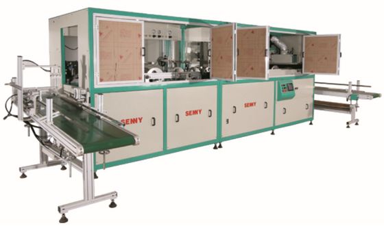 다채색 플라스틱 둥근 버킷 완전 자동 스크린 프린팅 기계 18pcs/Min