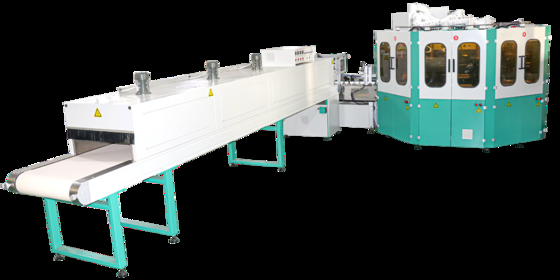 플라스틱 금속 유리용 완전 자동 병 스크린 프린터