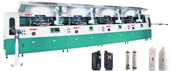 1-8 색상 85pcs/min 플라스틱 병 자동 UV 인쇄 기계