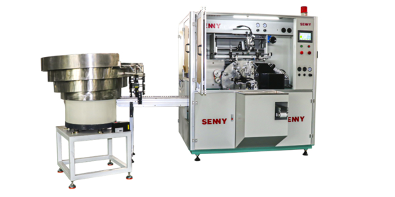 8 워크 스테이션 1색 완전 자동 스크린 인쇄기 (주사기/눈썹 연필용)