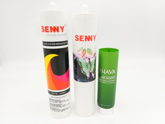 2색 80개/분 소프트 튜브 CNC 자동 UV 인쇄기