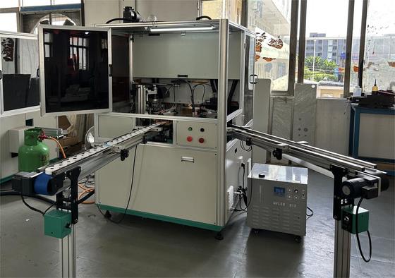 1- 색상 자동 평판 스크린 인쇄기 60개/분 LED-UV 경화 시스템