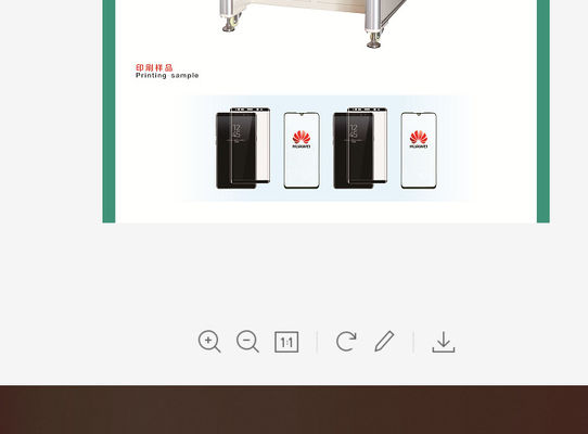 SGS 1000pcs/Hour 3D 유리 타블릿을 위한 Pneumatic 패드 인쇄 기계