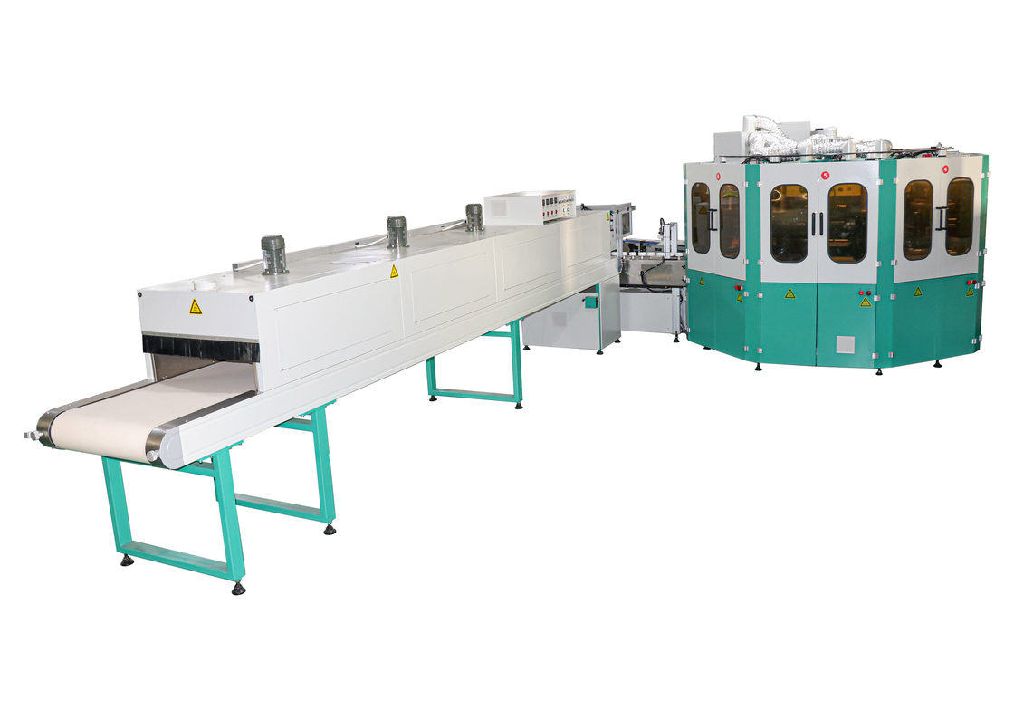 1-6 컬러 CNC 스크린 프린터 아이 피더 병과 칩 컵을 위한 IR 경화