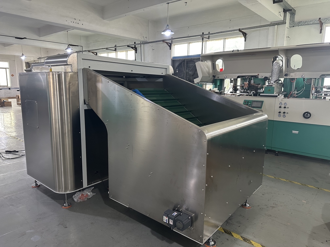 원통형 용기용 완전 자동 병 스크린 프린터 100개/분