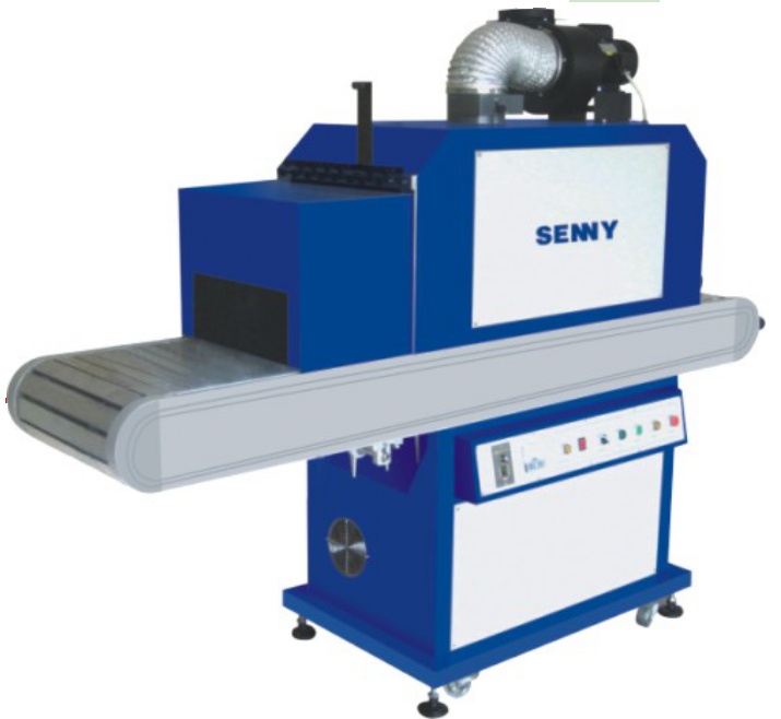 스테인리스 스틸 벨트와 함께 플라스틱 컨테이너에 대한 UV200RF UV 경화 기계