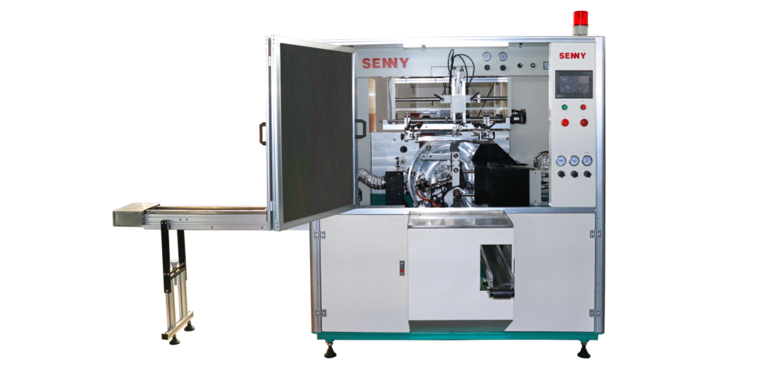 8 워크 스테이션 1색 완전 자동 스크린 인쇄기 (주사기/눈썹 연필용)