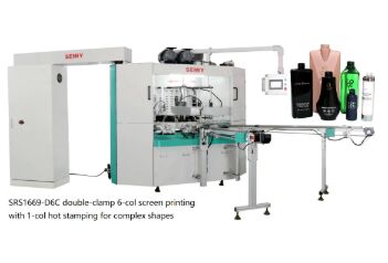 6 스테이션 25개/분 멀티컬러 스크린 인쇄기 ISO 캡용