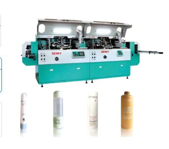 12 컬러 5000pcs/Hr 튜브 스크린 프린팅 머신 250x200mm 컨테이너