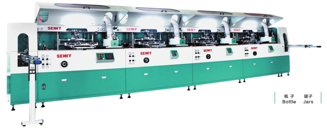 OEM 6000pcs/Hr 컨테이너용 8 컬러 스크린 프린팅 기계