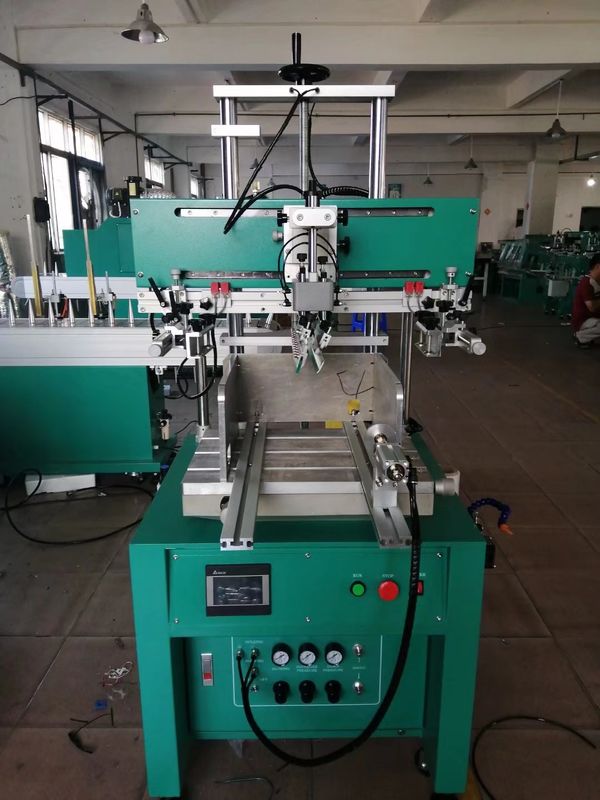 1000pcs/hr Pneumatic Multi Colours Flat Screen Printing Machine SGS 인증된 기계